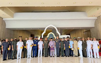 MINISTRY OF DEFENCE PARTICIPATES IN MAJLIS JUNJUNG ZIARAH AT ISTANA NURUL IMAN IN CONJUNCTION WITH HARI RAYA AIDILFITRI 1446H