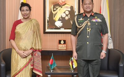 COMMANDER OF THE ROYAL BRUNEI ARMED FORCES RECEIVES AN INTRODUCTORY CALL FROM THE HIGH COMMISSIONER OF THE PEOPLE’S REPUBLIC OF BANGLADESH TO BRUNEI DARUSSALAM