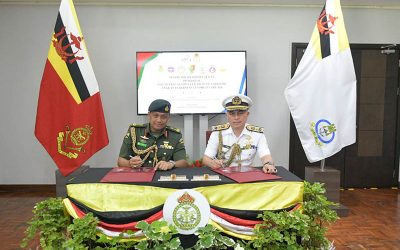 HANDOVER CEREMONY FOR CHAIRMAN OF THE ROYAL BRUNEI ARMED FORCES NARCOTICS CONTROL CENTRE COMMITTEE