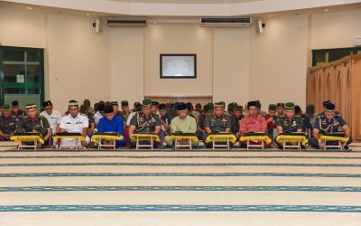DOA KESYUKURAN CEREMONY FOR THE RETURN OF THE ROYAL BRUNEI ARMED FORCES CONTINGENT PARTICIPATING IN MALBATT 850-11 FOR THE UNIFIL PEACEKEEPING MISSION