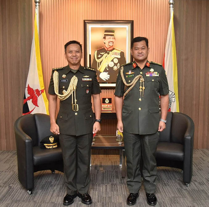 ROYAL BRUNEI ARMED FORCES COMMANDER RECEIVES INTRODUCTORY CALL FROM DEFENCE ATTACHÉ OF THE REPUBLIC OF INDONESIA TO BRUNEI DARUSSALAM