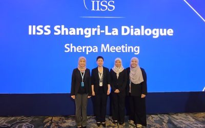 DEPUTY PERMANENT SECRETARY ATTENDED THE 13TH IISS SHANGRI-LA DIALOGUE SHERPA MEETING