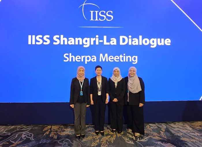 DEPUTY PERMANENT SECRETARY ATTENDED THE 13TH IISS SHANGRI-LA DIALOGUE SHERPA MEETING