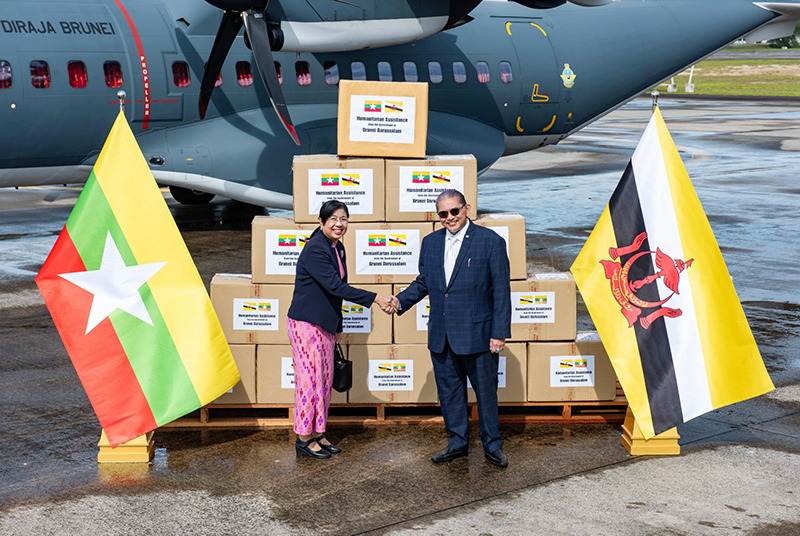 MINISTRY OF DEFENCE PROVIDES AIR TRANSPORT ASSISTANCE FOR HUMANITARIAN AID DELIVERY TO THE REPUBLIC OF THE UNION OF MYANMAR
