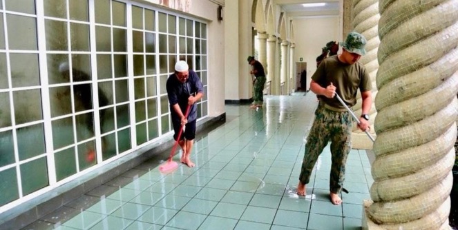 MINISTRY OF DEFENCE LAUNCHED NATIONWIDE MOSQUE CLEANING CAMPAIGN