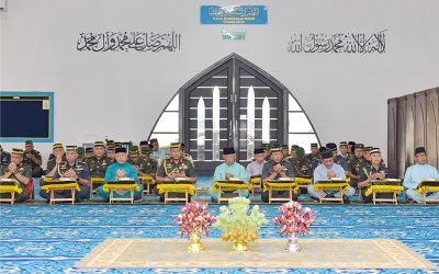 THE MINISTRY OF DEFENCE HELD A KHATAM AL-QUR’AN CEREMONY IN CONJUNCTION WITH BRUNEI DARUSSALAM’s 41ST NATIONAL DAY CELEBRATION