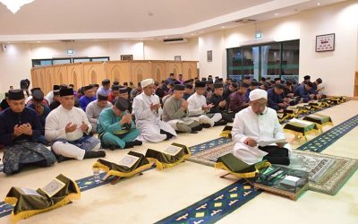 DOA KESYUKURAN CEREMONY HELD IN CONJUNCTION WITH THE DIAMOND JUBILEE WEDDING ANNVERSARY OF HIS MAJESTY THE SULTAN AND YANG DI-PERTUAN OF BRUNEI DARUSSALAM AND HER MAJESTY RAJA ISTERI