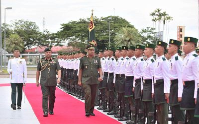 THE CHIEF OF DEFENCE FORCE OF TIMOR LESTE INTRODUCTORY VISIT TO THE MINISTRY OF DEFENCE OF BRUNEI DARUSSALAM