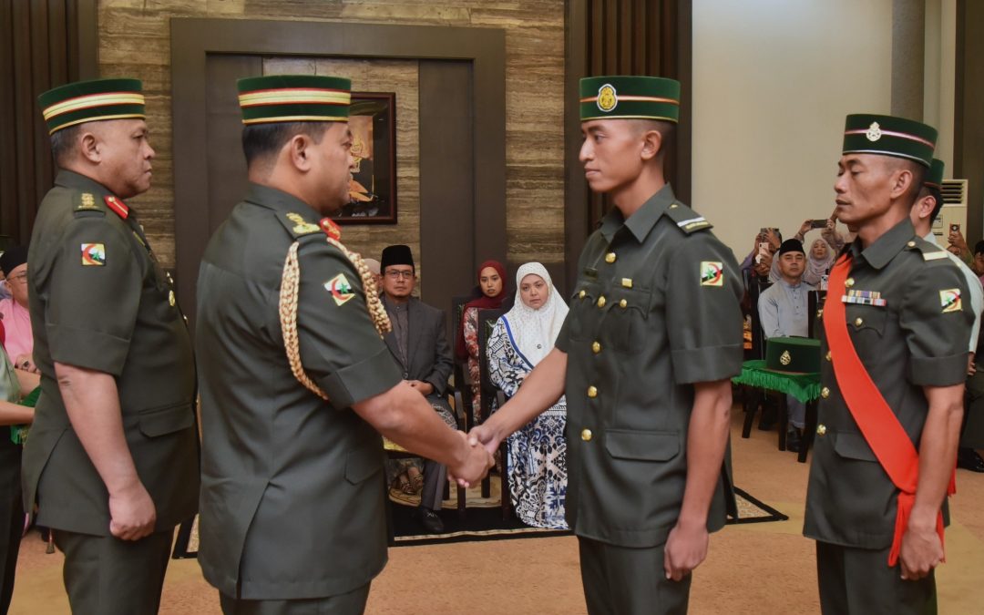 APPOINTMENT CEREMONY OF OFFICER CADETS INTAKE 24 OFFICER CADET SCHOOL, DEFENCE ACADEMY ROYAL BRUNEI ARMED FORCES