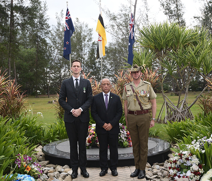 MINISTER AT THE PRIME MINISTER’S OFFICE AND MINISTER OF DEFENCE II ATTENDS ANZAC DAY