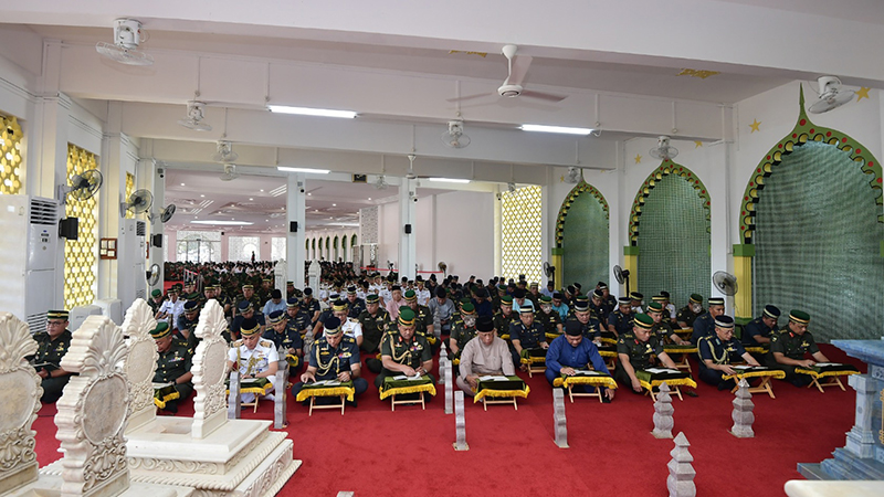 MINISTRY OF DEFENCE HELD A RECITATION OF SURAH YASSIN AND TAHLIL FUNCTION AT THE ROYAL MAUSOLEUM