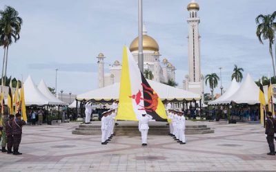 NATIONAL FLAG HOISTING CEREMONY TO MARK BRUNEI DARUSSALAM 42ND NATIONAL DAY