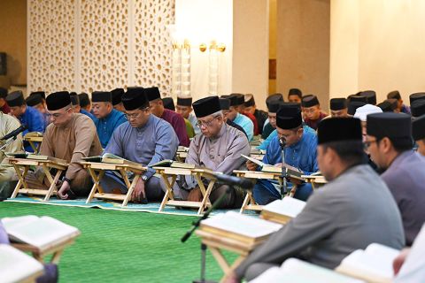 MINISTRY OF DEFENCE PARTICIPATED IN THE NIGHTLY TADARUS AL-QUR’AN FUNCTION DURING RAMADAN AT ISTANA NURUL IMAN 1447 HIJRAH/2026 MASIHI