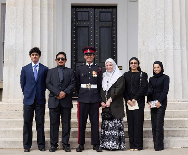 HER ROYAL HIGHNESS PRINCESS HAJAH RASHIDAH SA’ADATUL BOLKIAH ATTENDS THE COMMISSIONING COURSE 252 SOVEREIGN’S PARADE