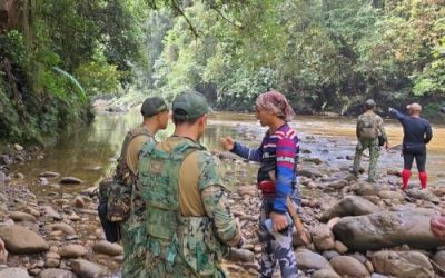 ROYAL BRUNEI ARMED FORCES CONDUCT SEARCH OPERATION IN ULU TEMBURONG RIVER