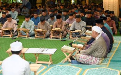 THE ROYAL BRUNEI ARMED FORCES PARTICIPATED IN THE NIGHTLY TADARUS AL-QURAN FUNCTION DURING RAMADAN AT ISTANA NURUL IMAN 1447 HIJRAH/2026 MASIHI