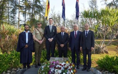 MINISTER AT THE PRIME MINISTER’S OFFICE AND MINISTER OF DEFENCE II ATTENDS ANZAC DAY
